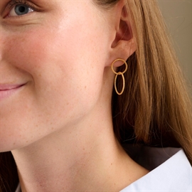 Doppelt gedrehte Ohrringe von Pernille Corydon | E-255-GP